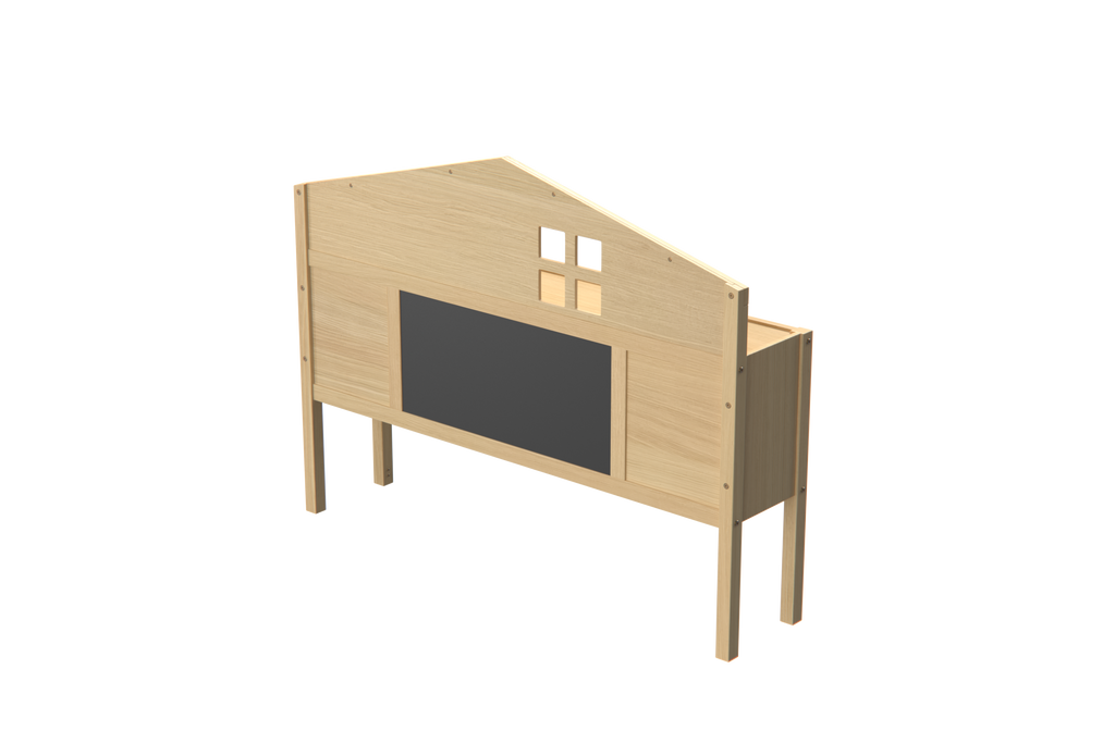 Headboard Storage Cabinet for Full-size Montessori Floor Bed Natural,Freely collocation - Grand Goldman Shop