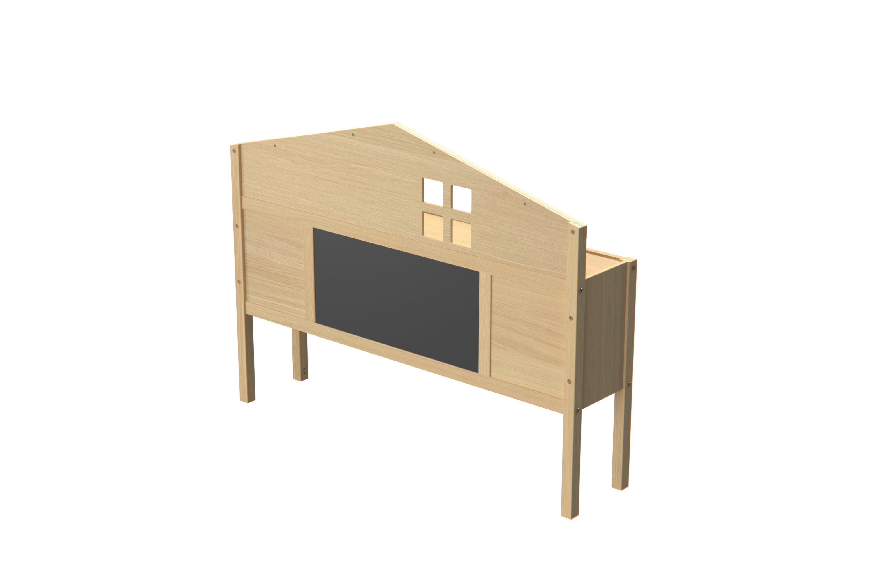 Headboard Storage Cabinet for Full-size Montessori Floor Bed Natural,Freely collocation - Grand Goldman Shop