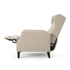 Westeros Wing Back Fabric Upholstered Recliner - Grand Goldman Shop