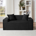 2Seater Sofa Boneless Couches,No Assembly Needed, Modern Sofa for Compact Living Rooms, Apartments, and Offices - Grand Goldman Shop