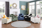 Convertible Sleeper Sofa Chair Bed, Adjustable Chair with Pillow, Multi-Functional Sleeper Chair with Soft Teddy Fabric for Living Room, Dorm, Apartment, Bedroom or Office - Grand Goldman Shop