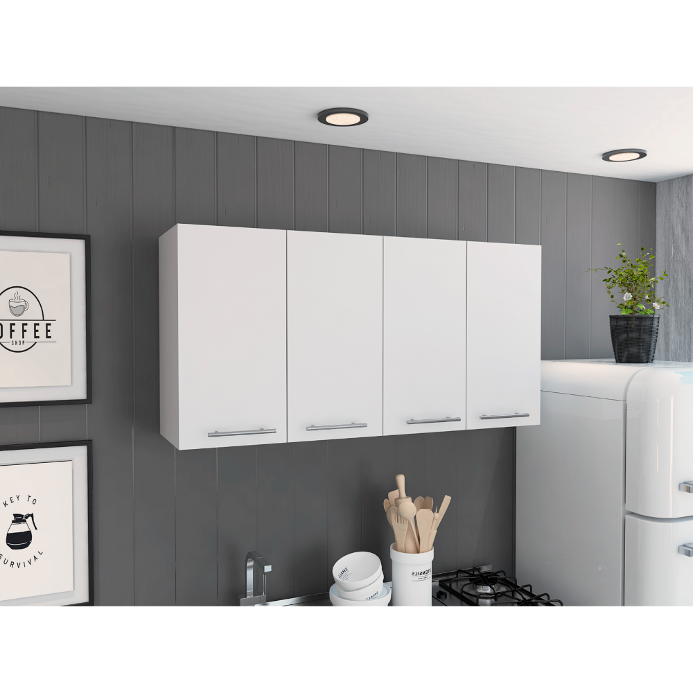 Sitka Wall Cabinet, Two Spacious Divisions, Four Doors - Grand Goldman Shop