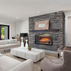 36 inch Infrared Electric Fireplace with Removable Trim kit Insert, Touch Panel Home Decor Heater - Grand Goldman Shop