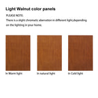 Lighted Curio Cabinet with Adjustable Shelves, Mirrored Back, and Tempered Glass Doors, 6-Tier Walnut Finish - Grand Goldman Shop