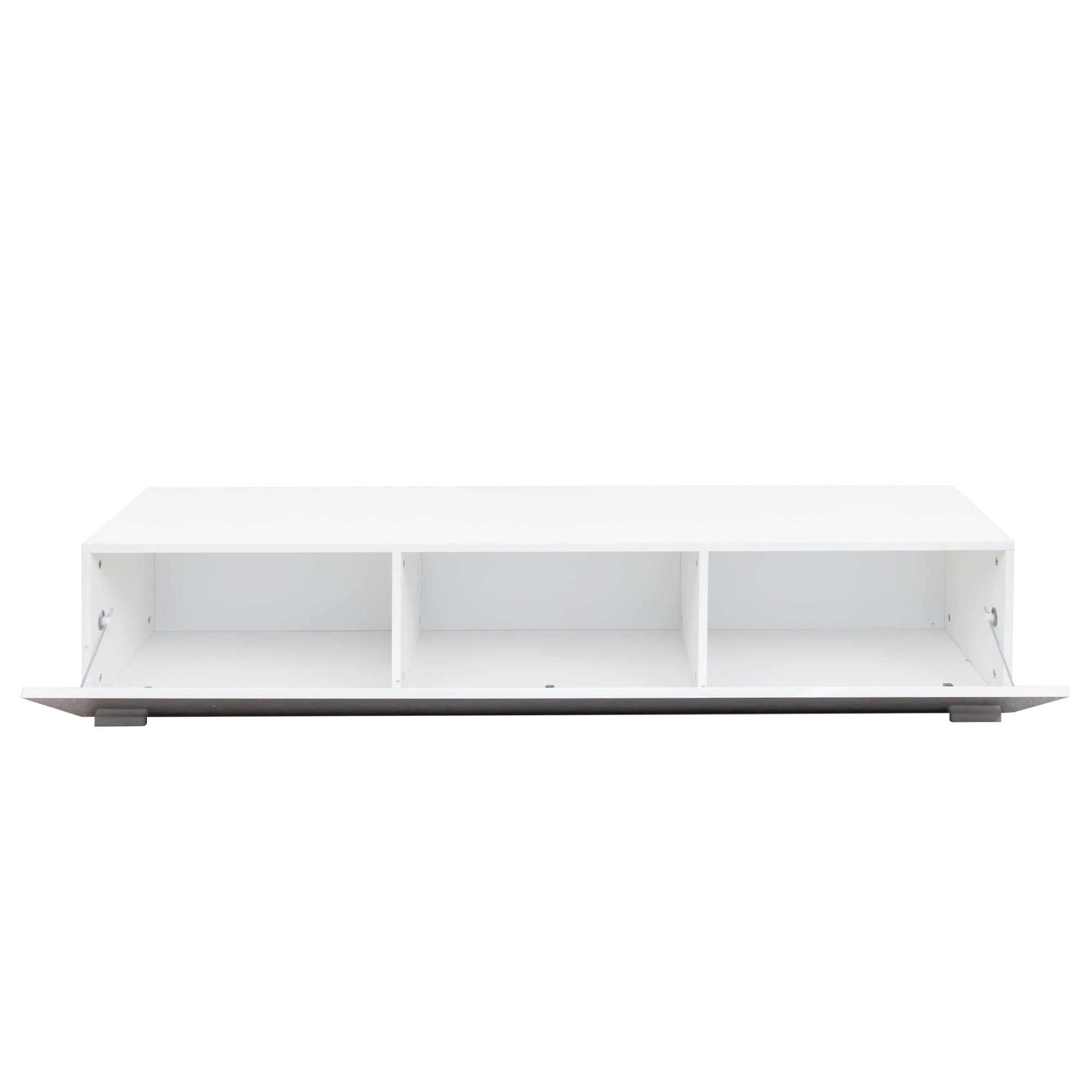 Modern Entertainment Center with Storage   Media Console for Living Room - Grand Goldman Shop