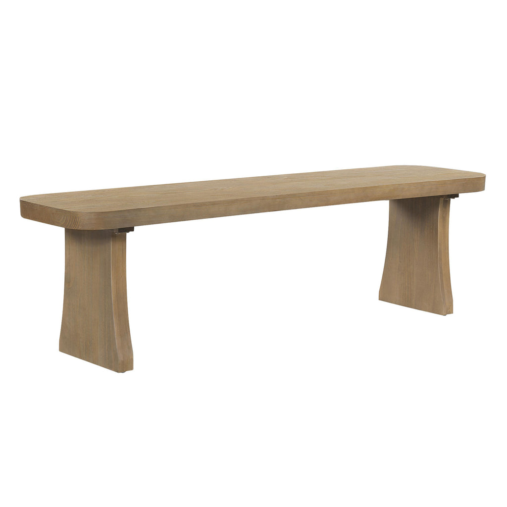 Indoor Pine Dining Bench, 62.9''L Solid Wood Seating, 350lbs Weight Capacity, Fits 3 People for Kitchen, Dining Room & Living Space - Grand Goldman Shop