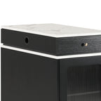 K&K 59.5' Kitchen Island with Extendable Dining Table, Kitchen Storage Table with Double-sided Storage, Kitchen Island with 2 Drawers, Power Outlet, Side Open Shelves, for Kitchen, Dining Room, Black - Grand Goldman Shop