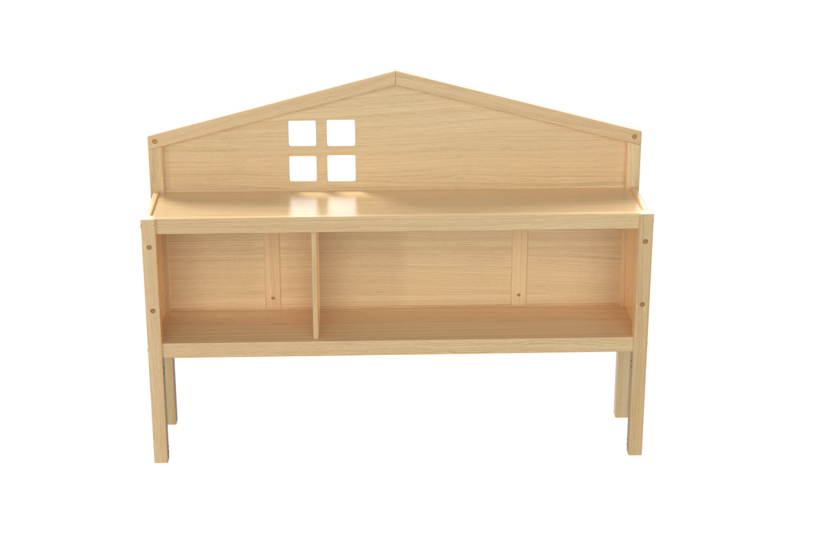 Headboard Storage Cabinet for Full-size Montessori Floor Bed Natural,Freely collocation - Grand Goldman Shop