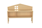 Headboard Storage Cabinet for Full-size Montessori Floor Bed Natural,Freely collocation - Grand Goldman Shop