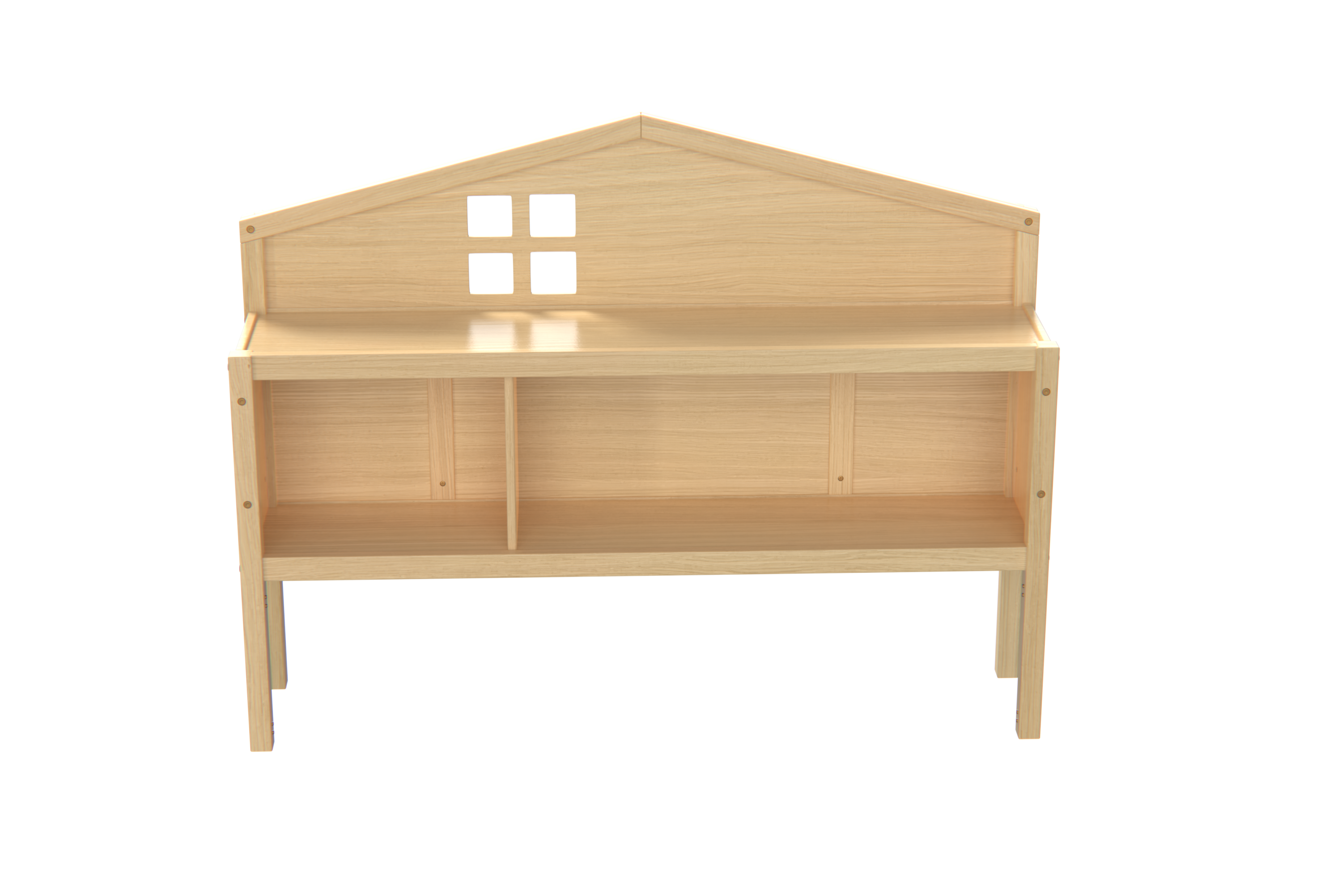 Headboard Storage Cabinet for Full-size Montessori Floor Bed Natural,Freely collocation - Grand Goldman Shop