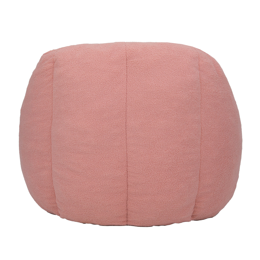 Comfy Bean Bag Chair with Memory Foam Filler – Tufted Soft Stuffed Bean Bag Sofa for Dorm, Apartment, or Living Room – Pink - Grand Goldman Shop