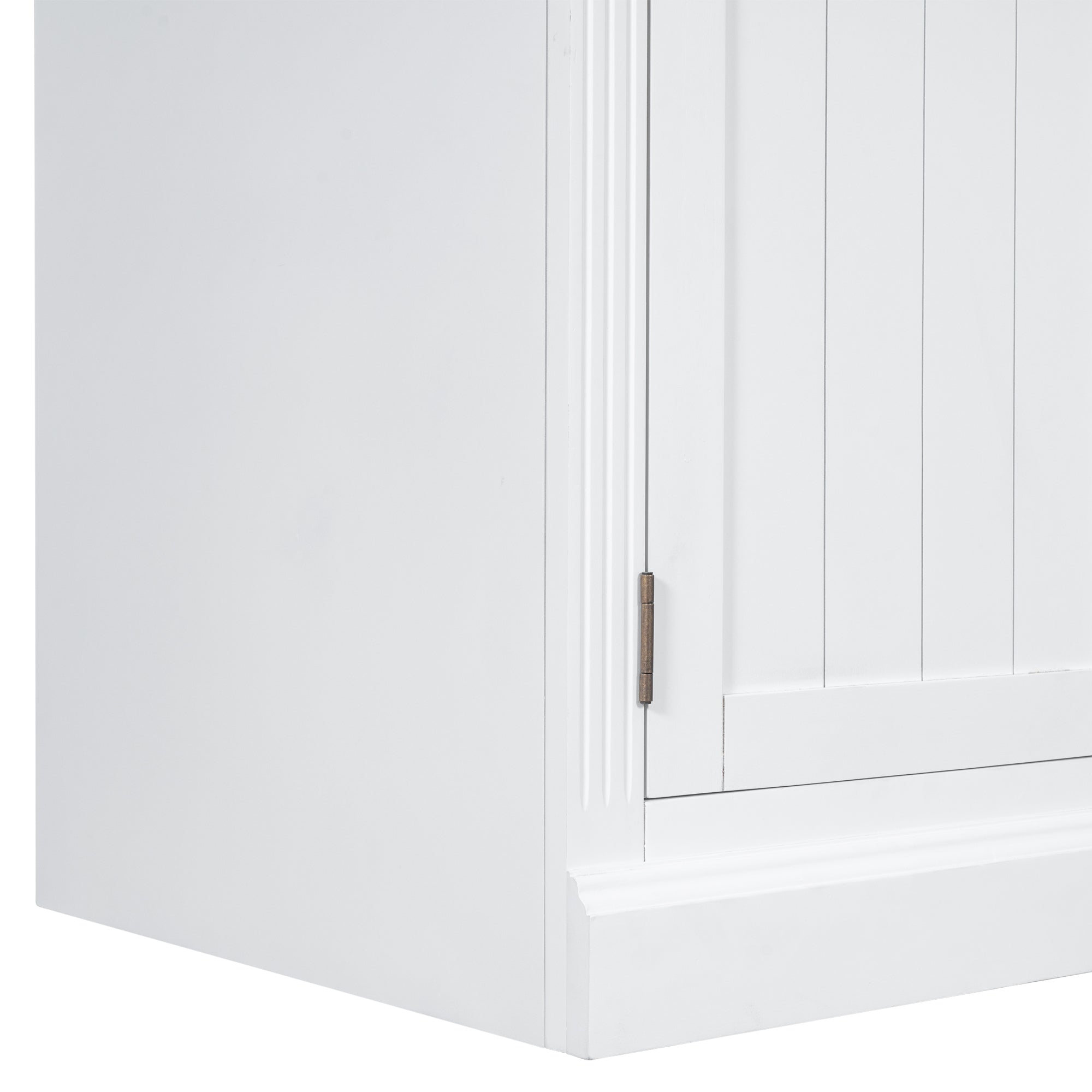 83.4'Tall Bookshelf with 3 pieces LED Lighting, Modern Bookcase with 2 Doors and 1 Drawer,Storage Bookcase with Open Shelves for Living Room,Home Office,White - Grand Goldman Shop