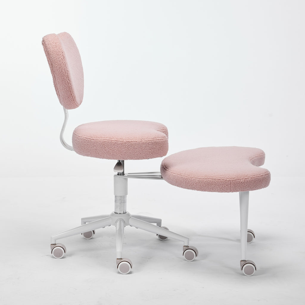 Meditation Chair Plus, Cross Legged Chair with Wheels, ADHD Chair, Criss Cross Desk Chair with Lumbar Support and Adjustable 