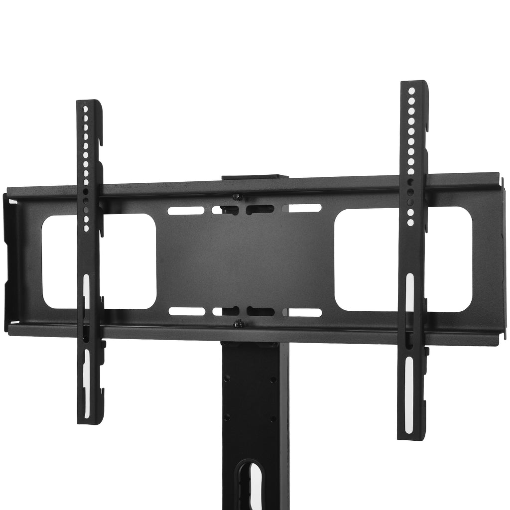Wooden Storage TV Stand Black Tempered Glass Height Adjustable Universal Swivel Entertainment Center With Mount TV Stand,black - Grand Goldman Shop