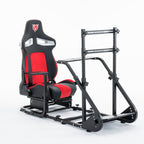 Enhanced and stable racing wheel cockpit, compatible with Fanatec, PXN, Thrustmaster, and Logitech adjustable driving simulat