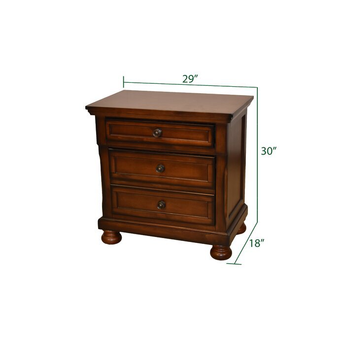 Baltimore Queen 5 Pc Storage Bedroom Set made with Wood in Dark Walnut - Grand Goldman Shop