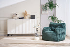 010-Soft Fluffy Corduroy Fabric Bean Bag Chair Filled With Memory Sponge,Green - Grand Goldman Shop