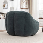 Comfy Bean Bag Chair with Memory Foam Filler – Tufted Soft Stuffed Bean Bag Sofa for Dorm, Apartment, or Living Room – Green - Grand Goldman Shop