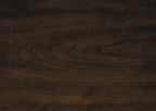 Dark Cherry Finish Wooden Frame 1pc Bench Chenille Upholstery Dining Furniture Kitchen Breakfast - Grand Goldman Shop