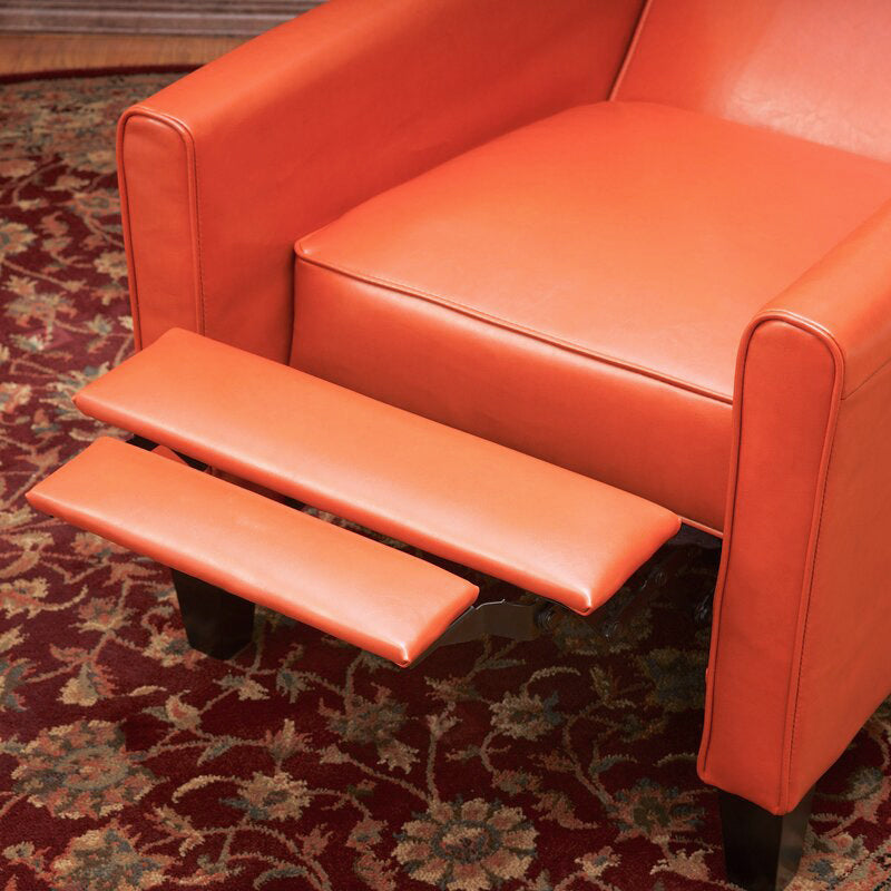 Recliner Push Back Chair for Elegant Home Décor Orange - Grand Goldman Shop