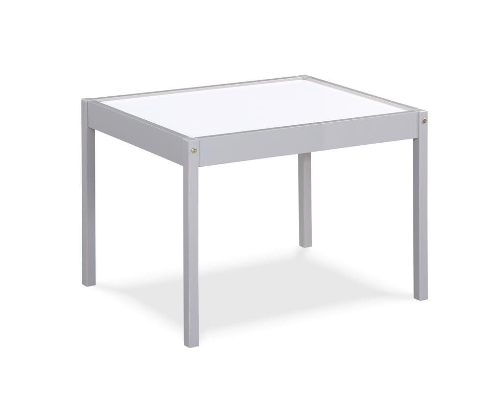 Gibson 3-Piece Dry Erase Kids Table & Two Chair Set, Gray | Premium Home Decor - Grand Goldman