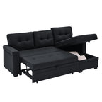 86'' Upholstered Pull-Out Sofa Bed - Grand Goldman Shop