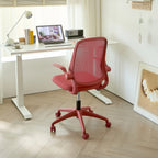 Ergonomic Color Office Chair 350LBS, Home Office, Mesh Back, Integrated Molded Foam, Comfortable Sitting, Flipping Armrest, F