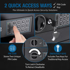 Compact Keypad Depository Safe | Premium Home Decor - Grand Goldman