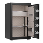 2.8 Cu Ft Large Home Safe with Fireproof Bag, Heavy-Duty Steel Construction, Digital Keypad, 10mm Door & 28mm Bolts, Removabl