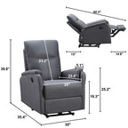 Hot selling For 10 Years , Power Recliner Chair With USB Charge port ,  Recliner Single Chair For Living Room , Bed Room - Grand Goldman Shop