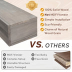 72' Rustic Wood Fireplace Mantel,Wall-Mounted & Floating Shelf for Home Decor - Grand Goldman Shop