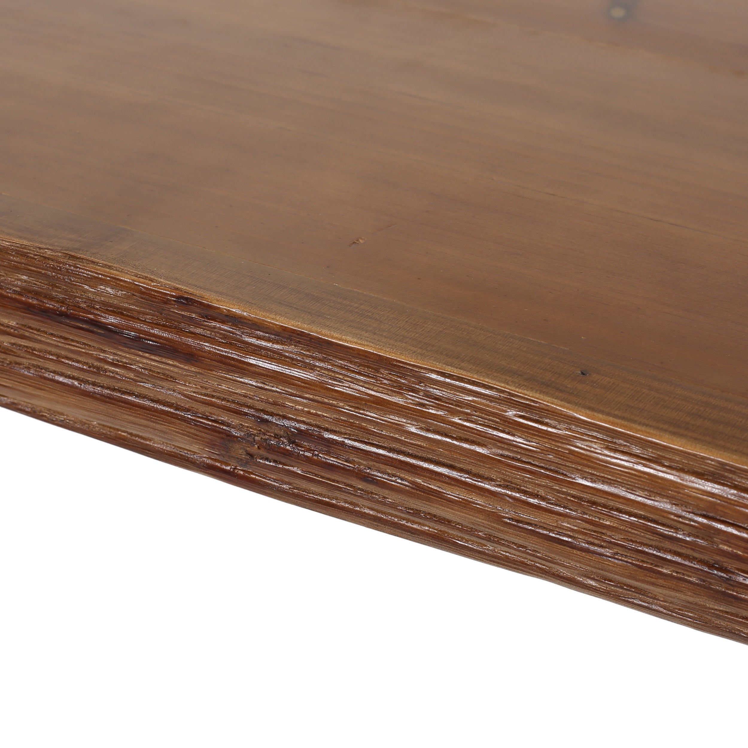 Modern Industrial Breakfast Bar Table, Metal Hairpin Legs & Wood Veneer Top, Compact 58.00 inches(Length)×18.25 inchesWidth×42.00Height - Grand Goldman Shop