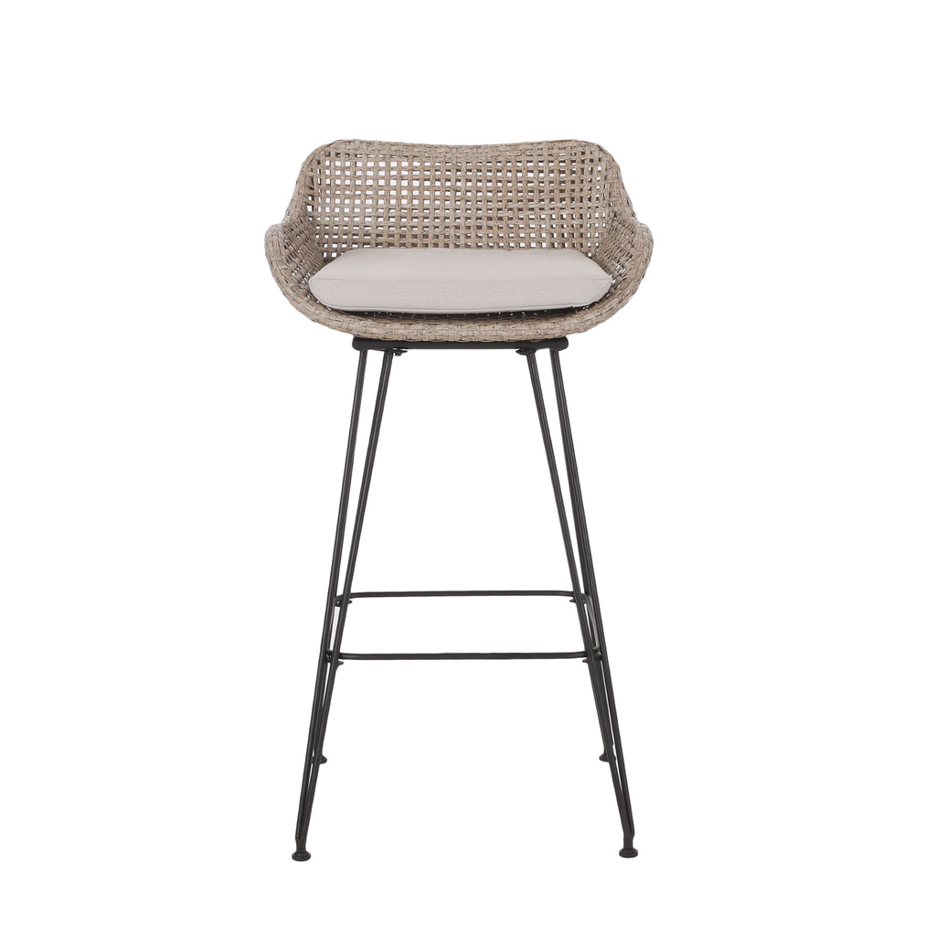PE Rattan BAR STOOL - Grand Goldman Shop