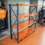 Garage shelves Heavy Duty - 4400 lbs garage storage 4 levels, adjustable metal shelving units and storage, industrial shelves utility shelves for commercial store tools gym - Grand Goldman Shop
