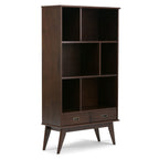 Draper Mid Century Wide Bookcase and Storage Unit - Grand Goldman
