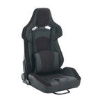 Universal PVC Bucket Style Reclinable Sport PU Leather Simulator Racing Seat with Adjustable Lock Slide | Premium Home Decor 