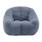 Comfy Bean Bag Chair with Memory Foam Filler – Tufted Soft Stuffed Bean Bag Sofa for Dorm, Apartment, or Living Room – Light Blue - Grand Goldman Shop