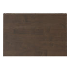 Harper 5 Shelf Bookcase in Walnut Brown with Solid Wood Construction and Mid-Century Modern Design - Grand Goldman