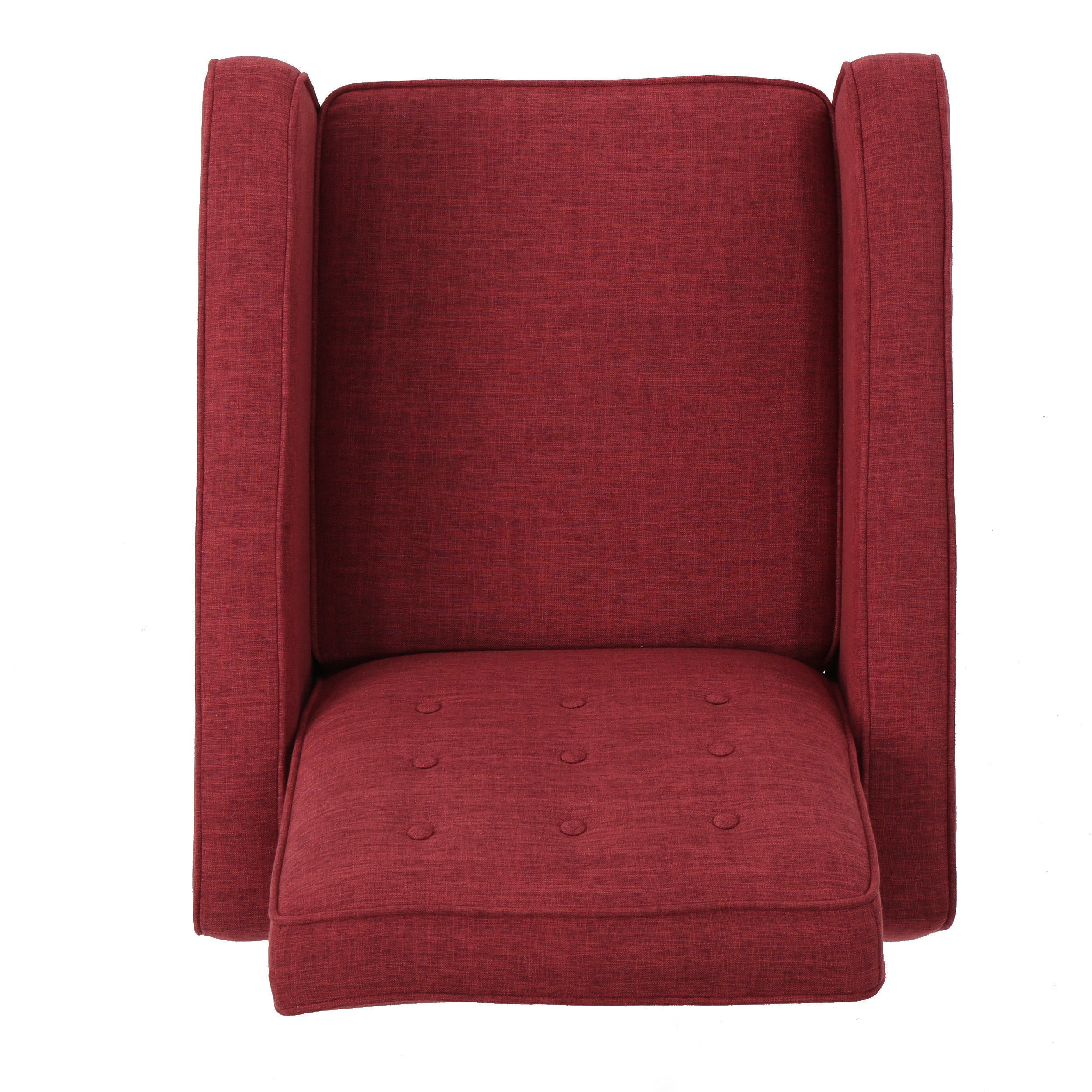 Macedonia Mid-Century Modern Button Tufted Fabric Recliner - Grand Goldman Shop