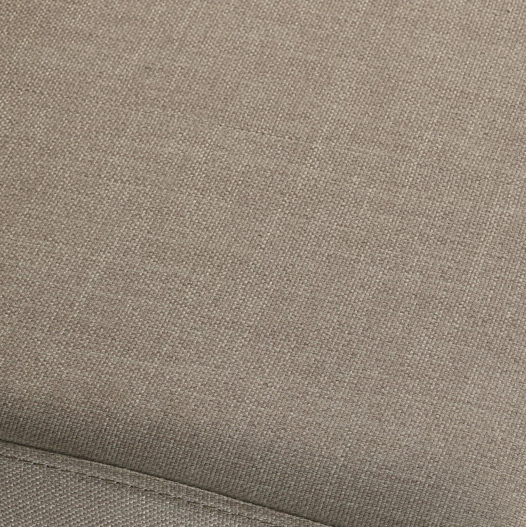 Breda Antique Gray Finish Upholstered Nailhead Bench - Grand Goldman Shop