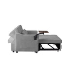 GREY VELVET SOFA BED - Grand Goldman Shop