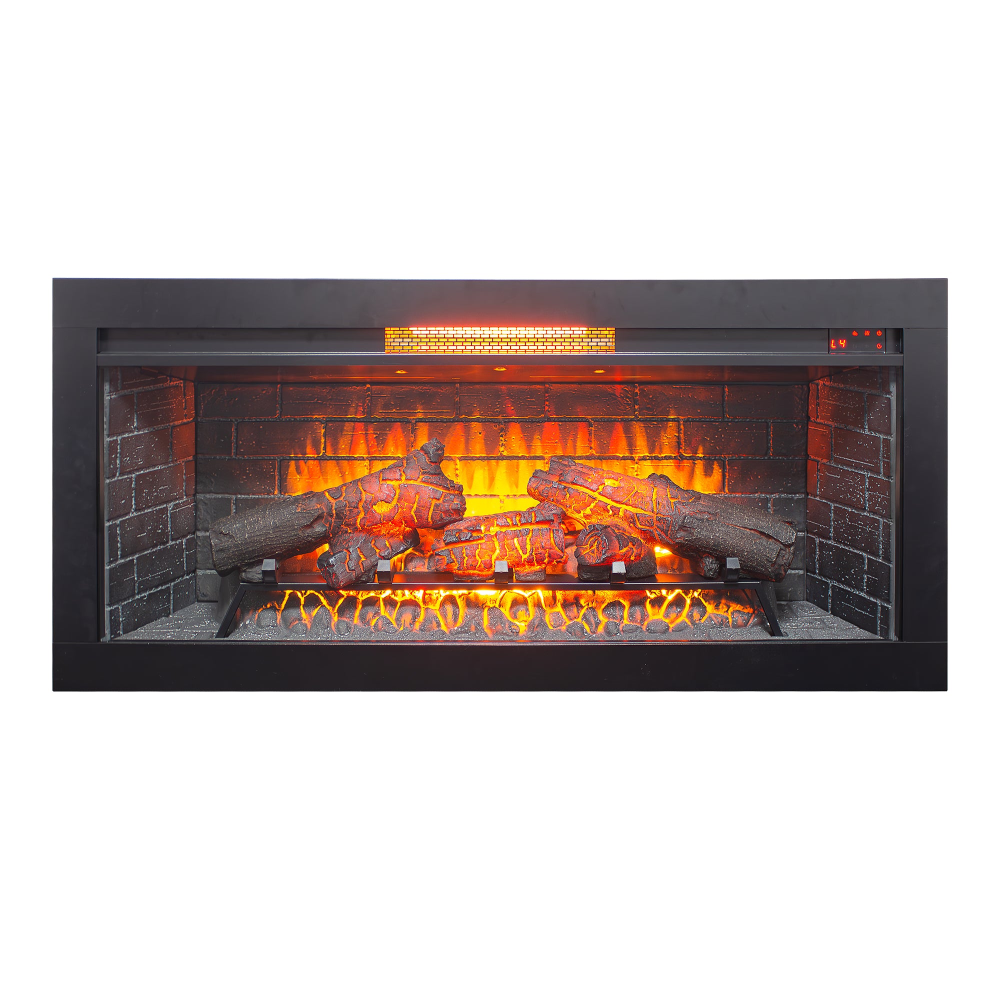 42 inch Infrared Electric Fireplace with Removable Trim kit Insert, Touch Panel Home Decor Heater - Grand Goldman Shop