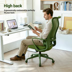Ergonomic Colorful Office Chair 350LBS Home Office Mesh Breathable High Back, With Adjustable Lumbar Support Computer Chair, 