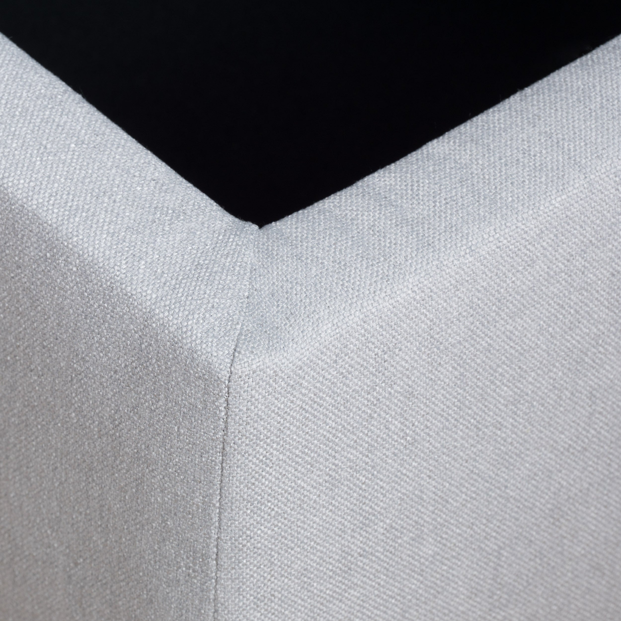 Juliana Light Gray Storage Ottoman Fabric 50 x 20.5 x 18.3 Inches - Grand Goldman Shop