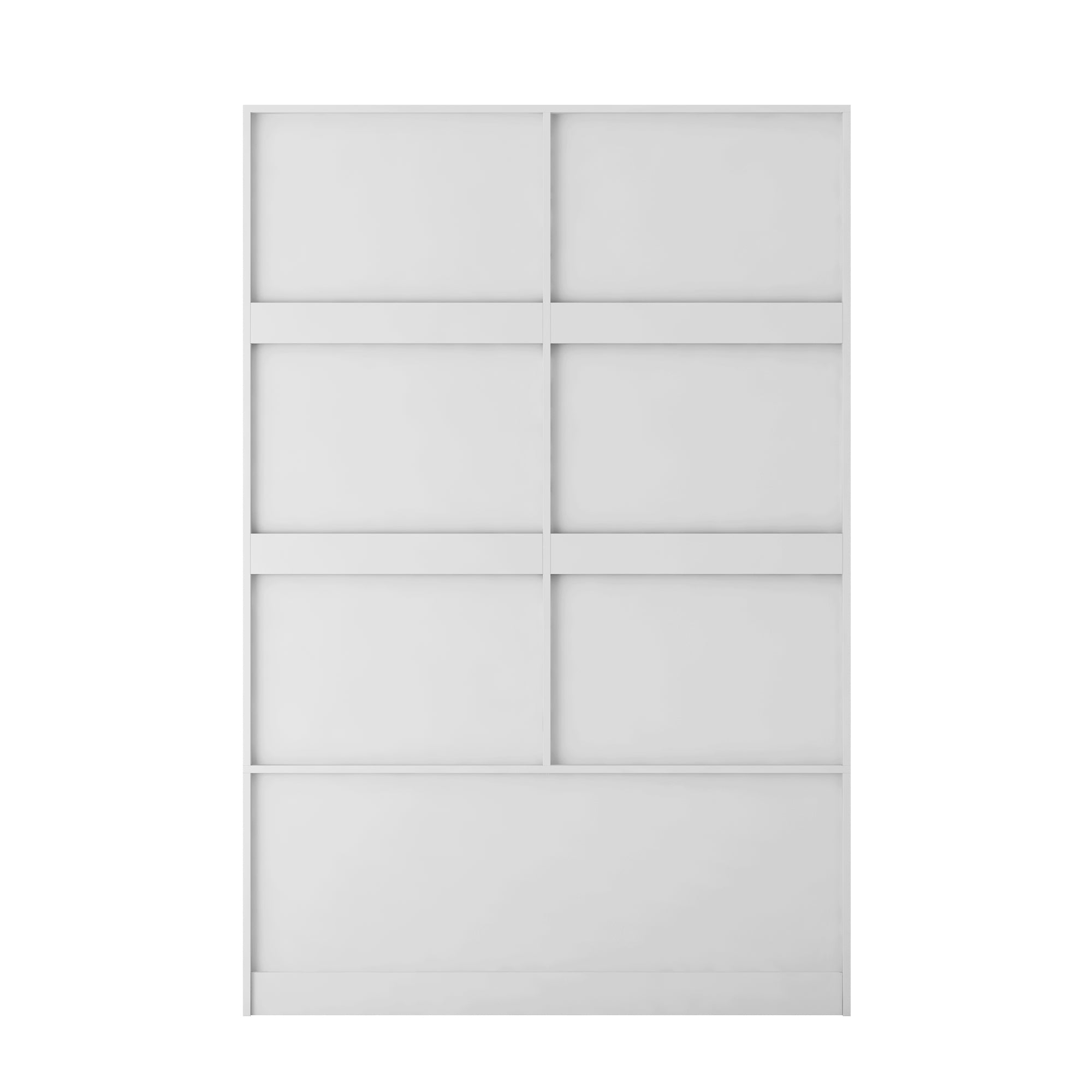 Tall Bedroom Armoire Wardrobe Closet Clothing Storage Cabinet with Hanging Rod Barn Door Drawers Open Shelves - Grand Goldman Shop