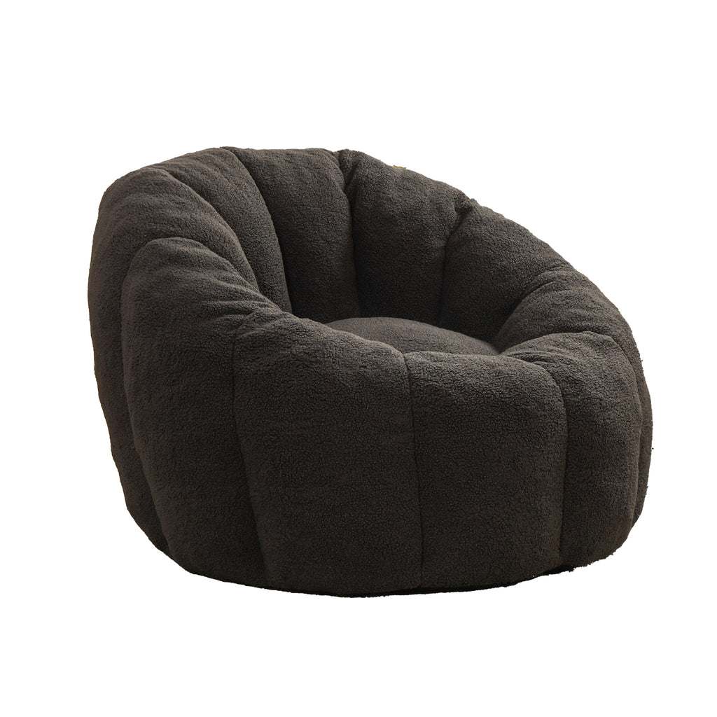Bean Bag Chair, Bean Bag Sofa Chair with Armrests Stuffed High-Density Foam, Lazy Sofa Comfy Chairs BeanBag Chair for Adults in Living Room,Bedroom Reading - Grand Goldman Shop
