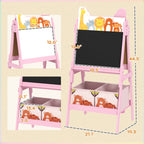 Kids Art Easel,Doubel-Sided Easel | Premium Home Decor - Grand Goldman