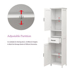 Double Door Narrow Height Slim Floor Standing Cabinet - Grand Goldman Shop
