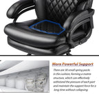 500lbs Big and Tall Office Chair for Heavy People Executive Office Chair with Wide Spring Seat Computer Desk Chair 360 Swivel