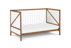 Pixie Zen 3-in-1 Crib in Walnut/White - Grand Goldman